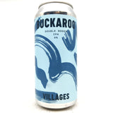 Villages Buckaroo Double Rodeo IPA 6% (440ml can)-Hop Burns & Black