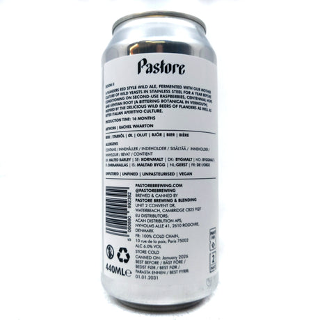 Pastore x Holy Goat Doom II Flanders Style Red Wild Ale 6% (440ml can)-Hop Burns & Black