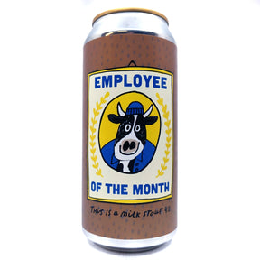 Pretty Decent Employee Of The Month Milk Stout 4% (440ml can)-Hop Burns & Black