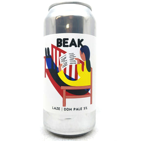 Beak Brewery Laze DDH Pale Ale 5% (440ml can)-Hop Burns & Black