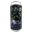 Burnt Mill Moons Align Hazy IPA 6% (440ml can)-Hop Burns & Black