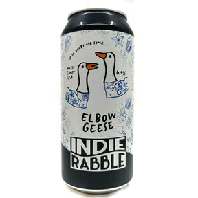 Indie Rabble Elbow Geese West Coast IPA 6.4% (440ml can)-Hop Burns & Black