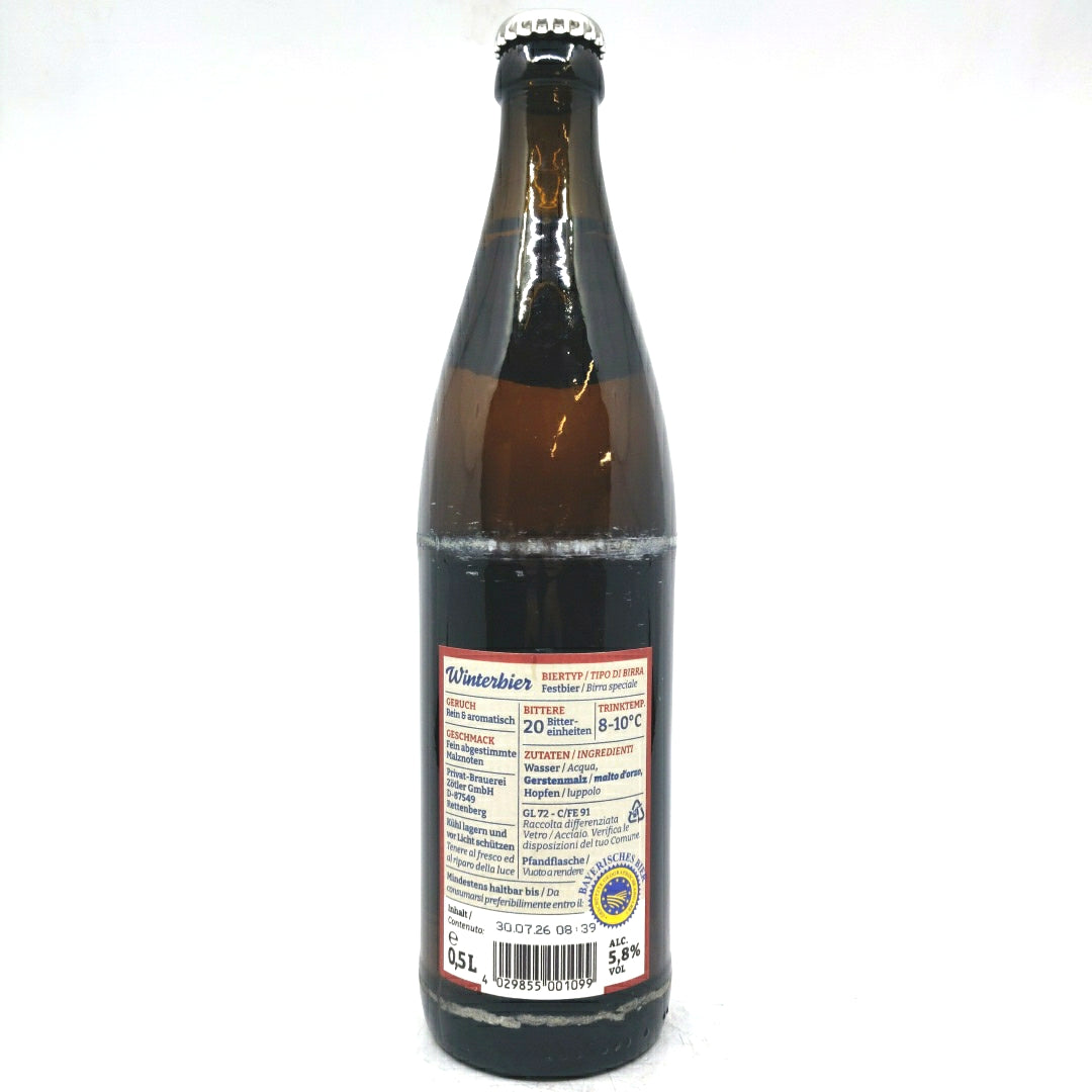 Zotler Winterbier 5.8% (500ml)-Hop Burns & Black