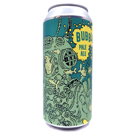 Burning Sky Bubble Pale Ale 4.8% (440ml can)-Hop Burns & Black