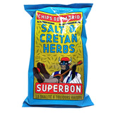 Superbon Salt & Cretan Herbs Crisps (125g)-Hop Burns & Black