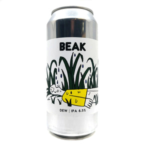 Beak Brewery Dew IPA 6% (440ml can)-Hop Burns & Black