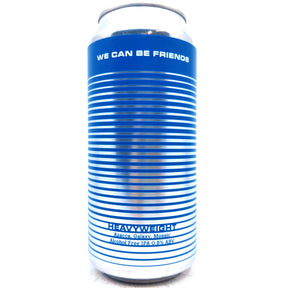We Can Be Friends Heavyweight Alcohol Free IPA 0.5% (440ml can)-Hop Burns & Black