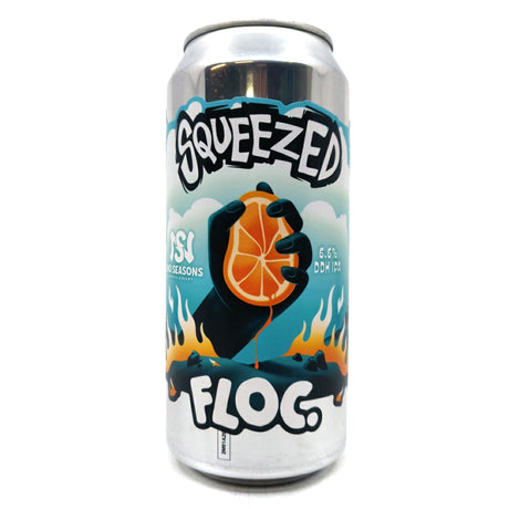 Floc Brewing x No Seasons Squeezed DDH IPA 6.6% (440ml can)-Hop Burns & Black