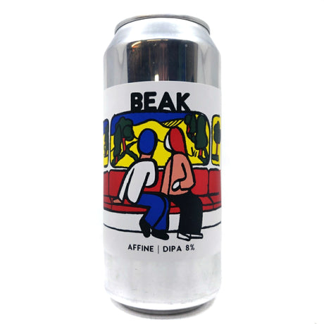 Beak Brewery Affine Double IPA 8% (440ml can)-Hop Burns & Black