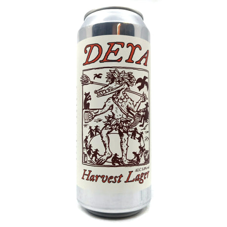 DEYA Harvest Lager 5% (500ml can)-Hop Burns & Black