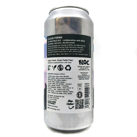 Floc Brewing x DEYA Cloud Forms DDH Pale Ale 5% (440ml can)