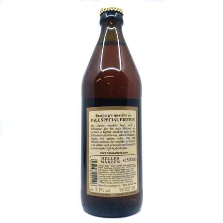 Schlenkerla Helles Marzen Special Edition 5.1% (500ml)-Hop Burns & Black