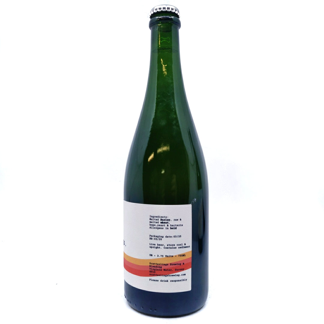 Scatterlings Meadow Lane Saison 5% (750ml)-Hop Burns & Black