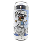 Bluntrock Yop Rock Alcohol Free Lager 0.5% (440ml can)-Hop Burns & Black