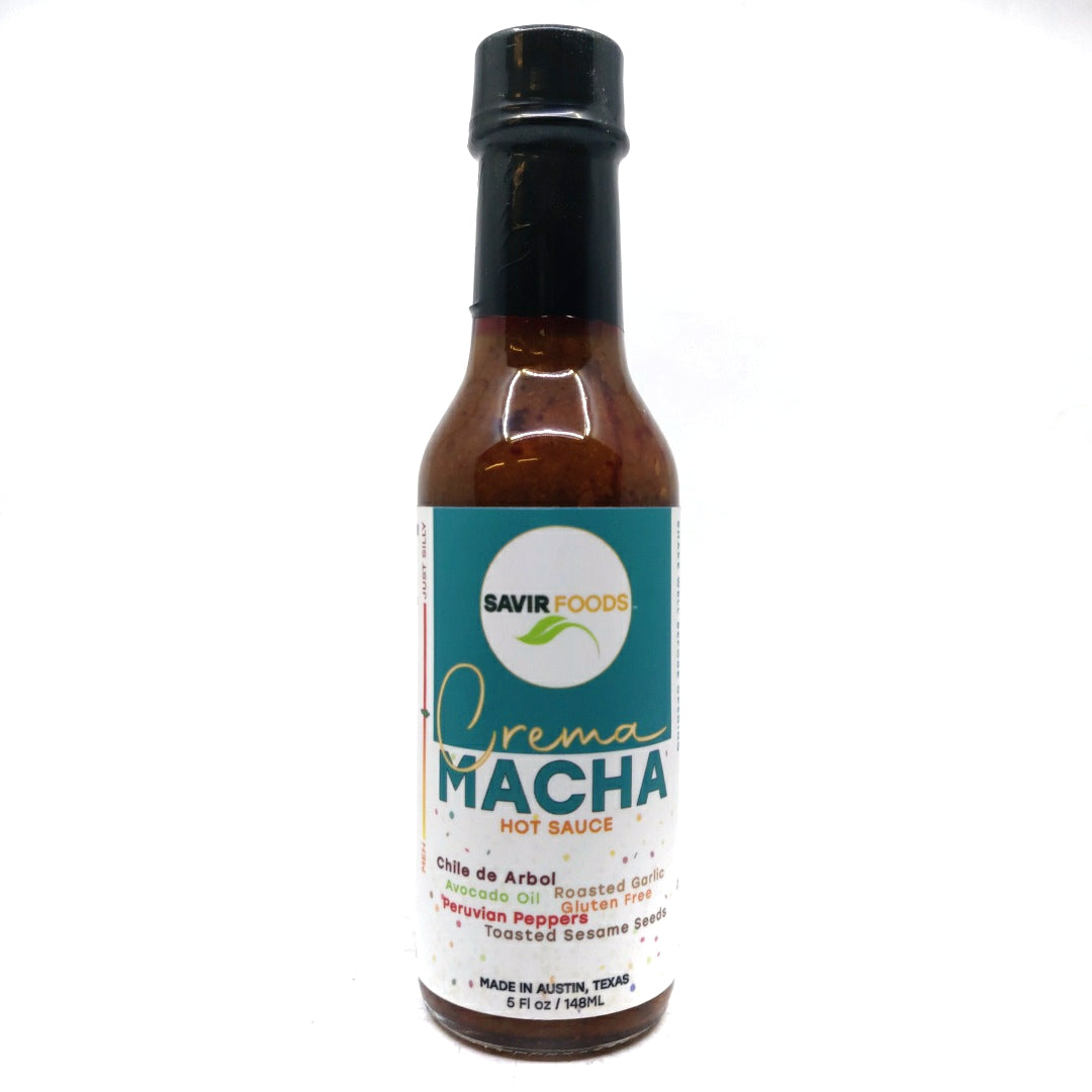 SAVIR Crema Macha Hot Sauce (148ml)-Hop Burns & Black