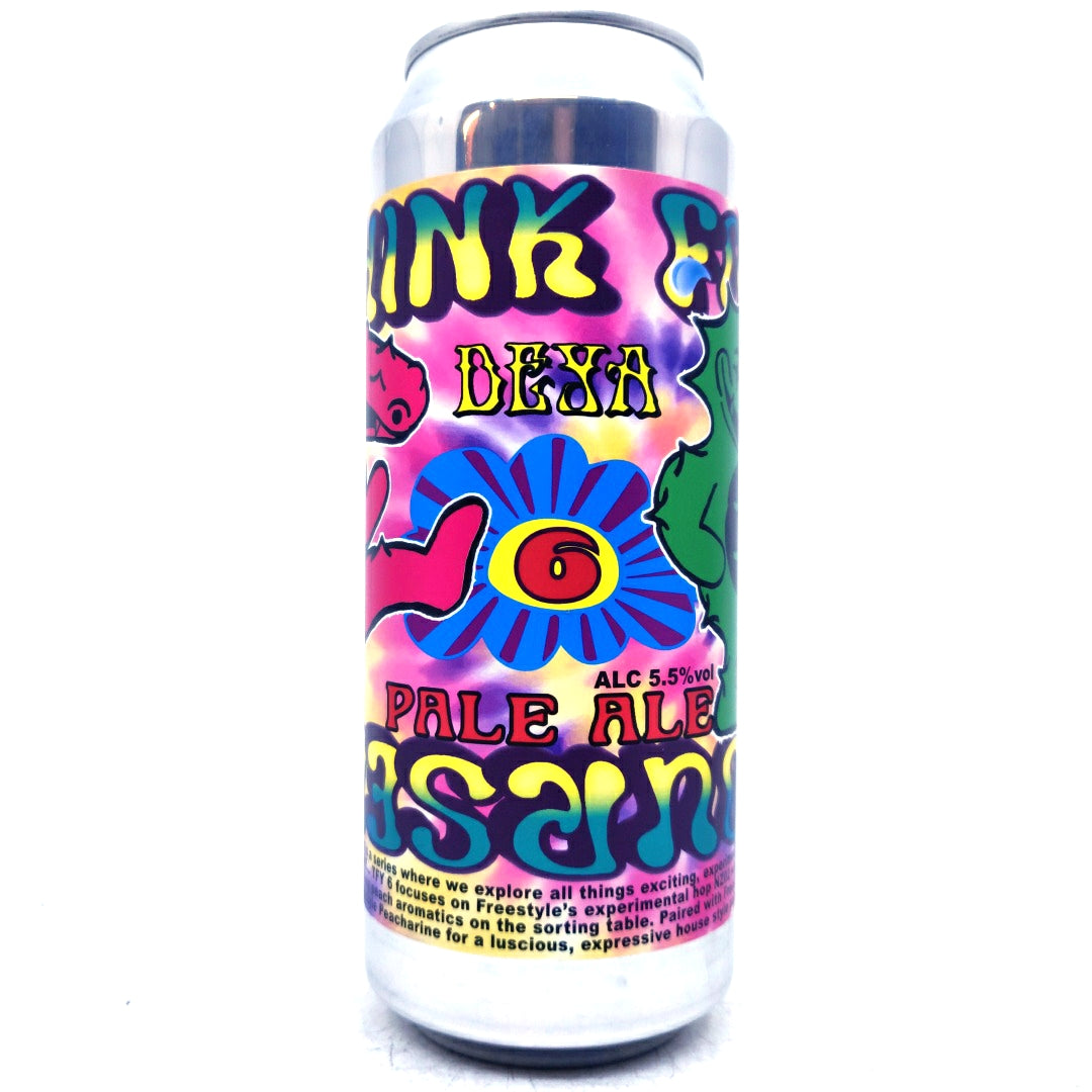 DEYA Think For Yourself 6 Pale Ale 5.5% (500ml can)-Hop Burns & Black