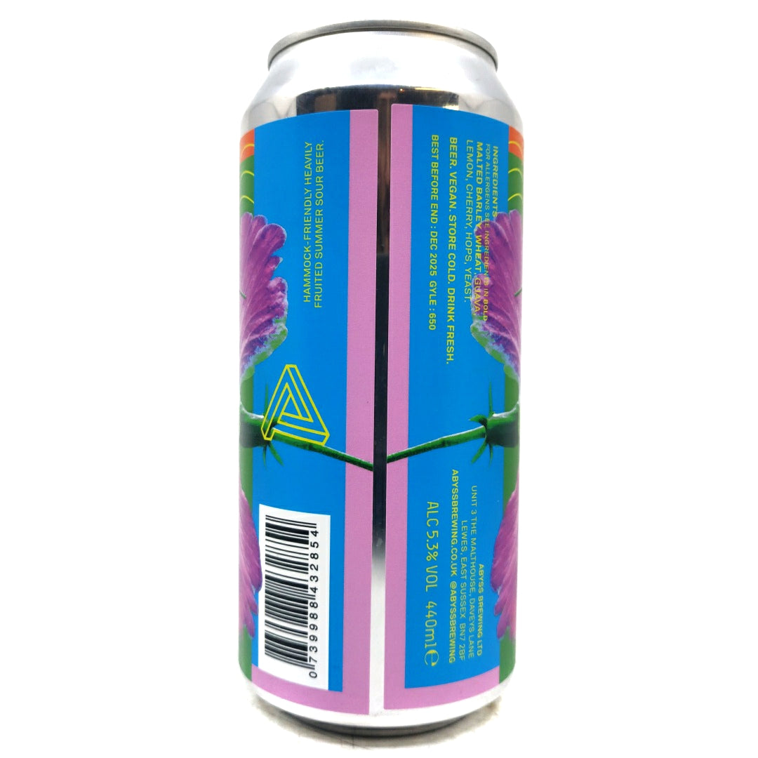 Abyss Brewing Exotica Pink Guava & Sicilian Lemon Sour 5.3% (440ml can)-Hop Burns & Black