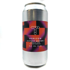 Track Horizon Export Brown Ale 6.5% (440ml can)-Hop Burns & Black