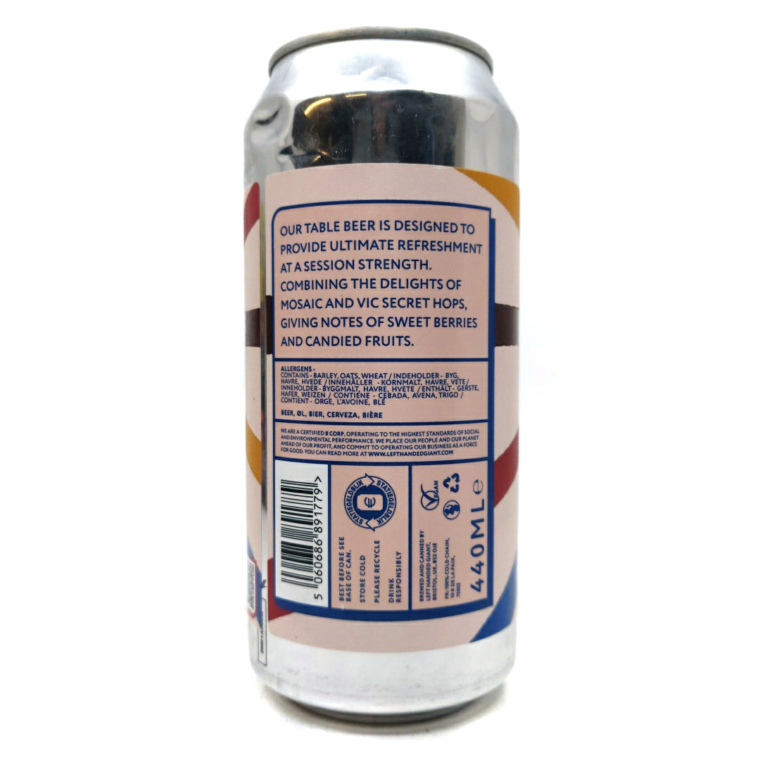 Left Handed Giant Table Beer 3.3% (440ml can)