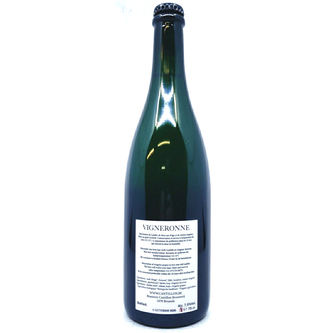 Cantillon Vigneronne 6.5% (750ml)-Hop Burns & Black