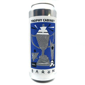 Baron Brewing Trophy Cabinet IPA 6.2% (500ml can)-Hop Burns & Black