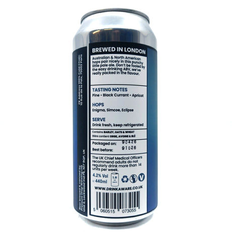 Pressure Drop Orchid Mode New Enland Pale Ale 4.4% (440ml can)-Hop Burns & Black