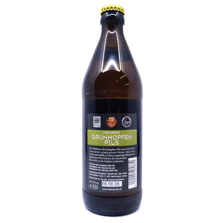 Kundmueller Weiherer Grunhopfen Pils 4.9% (500ml)-Hop Burns & Black