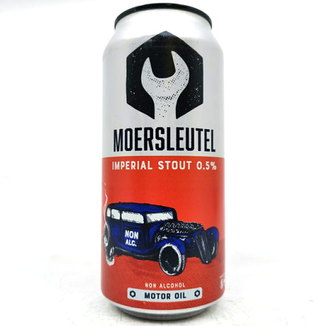 Moersleutel Motor Oil Non-Alcohol Imperial Stout 0.5% (440ml can)-Hop Burns & Black