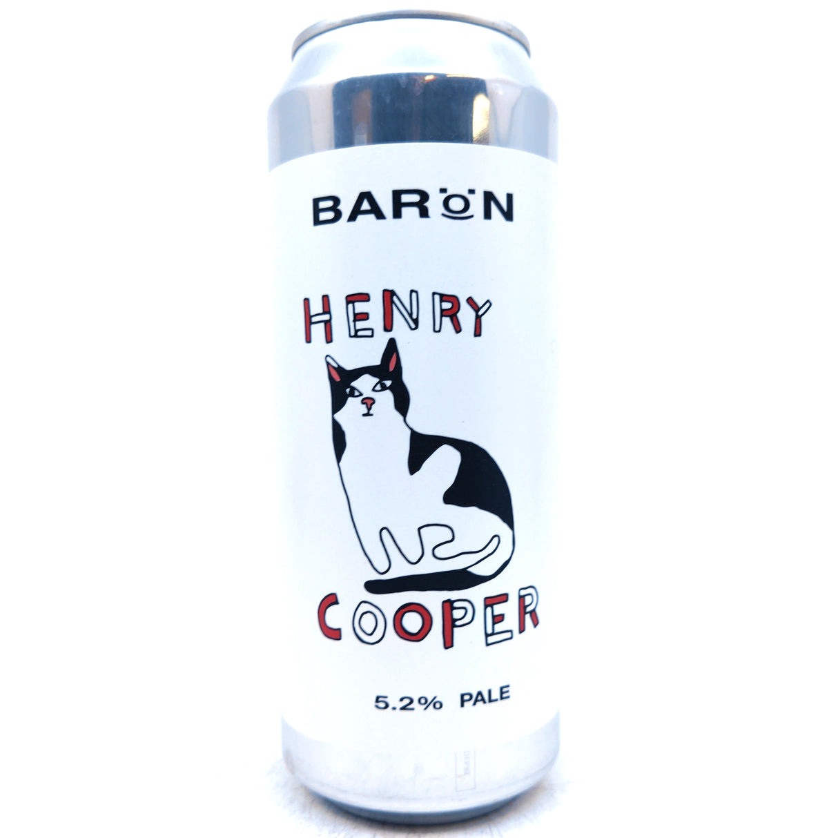 Baron Brewing Henry Cooper Pale Ale 5.2% (500ml can)-Hop Burns & Black