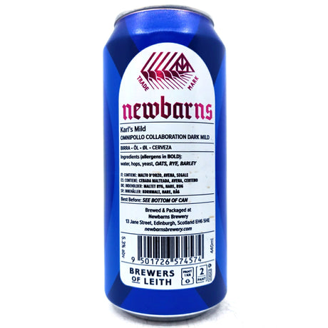 Newbarns x Omnipollo Karl's Mild 5.3% (440ml can)