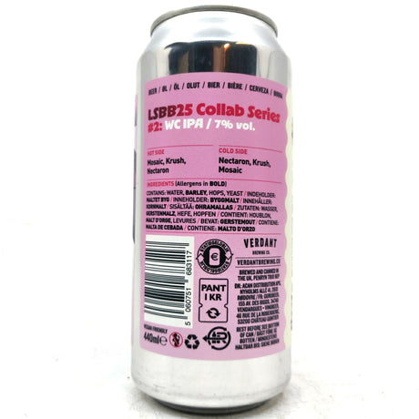 Verdant x Bale Breaker x Stoup LSBB25 Collab Series #2 West Coast IPA 7% (440ml can)-Hop Burns & Black