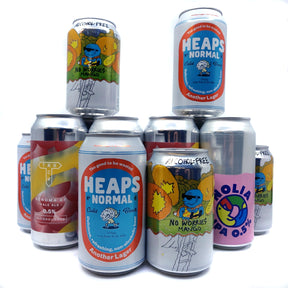 HB&B Alcohol-Free Beer Mixed CASE (12 x 330ml cans)-Hop Burns & Black