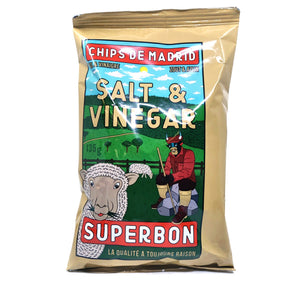 Superbon Salt & Vinegar Crisps (125g)-Hop Burns & Black