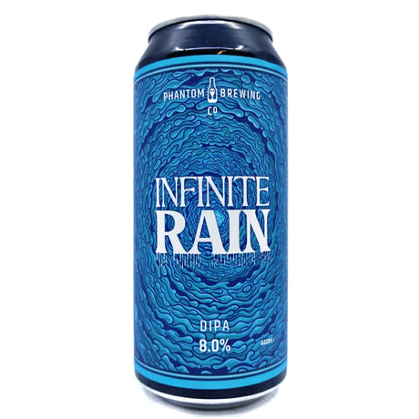 Phantom Brewing Co Infinite Rain Double IPA 8% (440ml can)-Hop Burns & Black