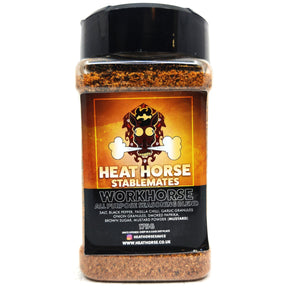 Heat Horse Stablemates Workhorse All Purpose Seasoning Rub (175g)-Hop Burns & Black
