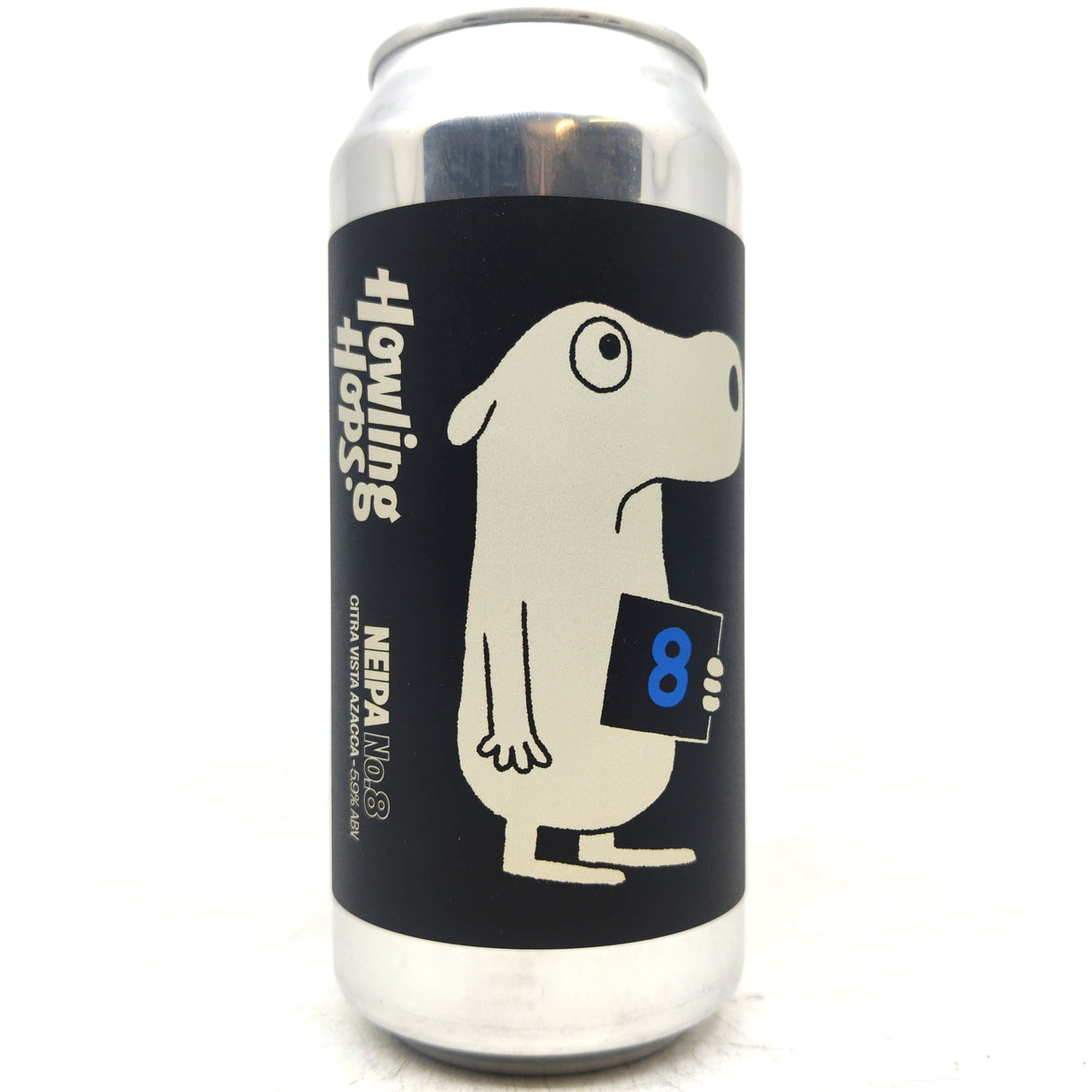 Howling Hops New England IPA No.8 5.9% (440ml can)-Hop Burns & Black