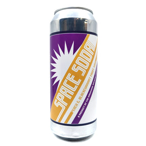 Makemake Space Soda Peach & Blackcurrant Fruit Sour 5% (500ml can)-Hop Burns & Black