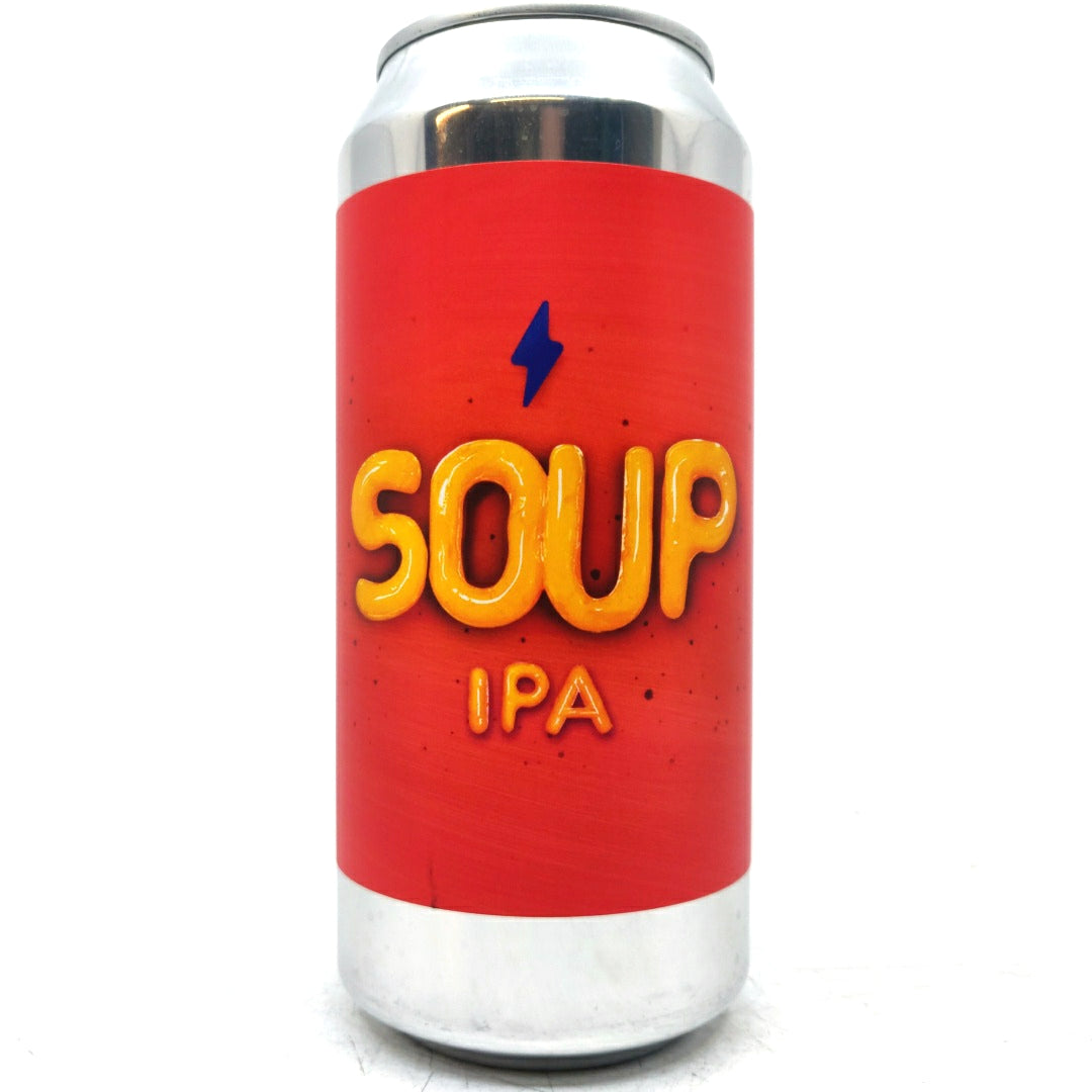Garage Beer Co Soup IPA 6% (440ml can)-Hop Burns & Black