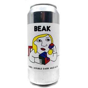 Beak Brewery x Boxcar Beak Cubed Double Dark Mild 6.3% (440ml can)-Hop Burns & Black