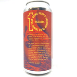 Villages Gloam Hoppy Amber 4% (440ml can)-Hop Burns & Black