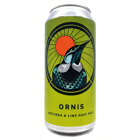 Otherworld Ornis Motueka & Lime Hazy Pale 4% (440ml can)-Hop Burns & Black