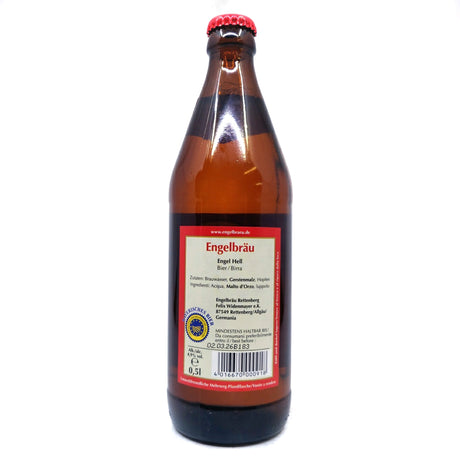Engelbrau Engel Hell 4.9% (500ml)-Hop Burns & Black