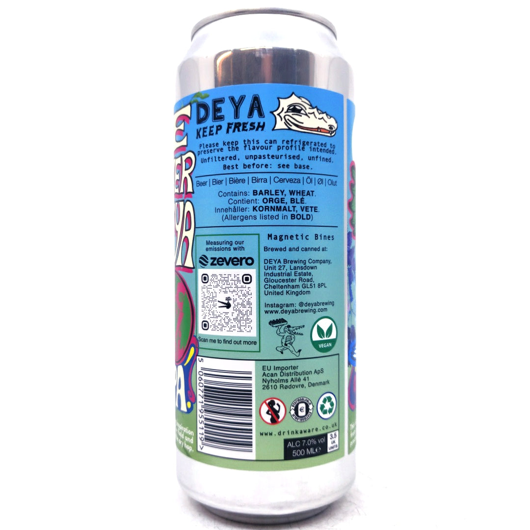 DEYA x Bale Breaker Magnetic Bines West Coast IPA 7% (500ml can)-Hop Burns & Black