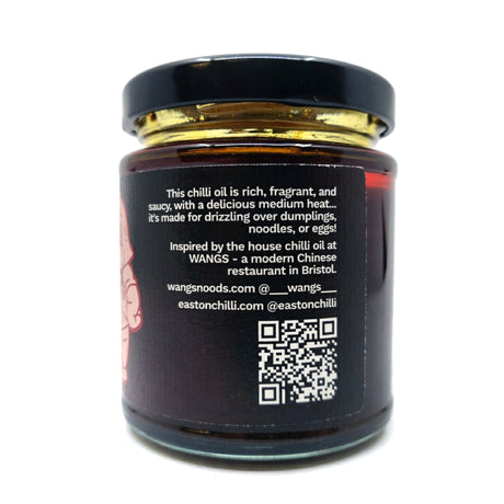 Easton Chilli x Wangs Original Chilli Oil (220g)-Hop Burns & Black