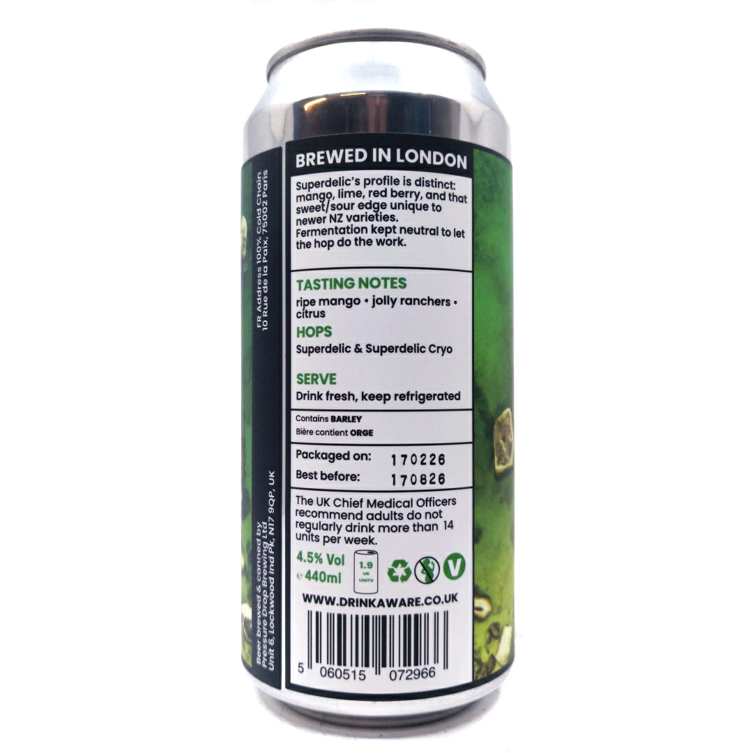Pressure Drop SSP Superdelic Super Pale 4.5% (440ml can)-Hop Burns & Black
