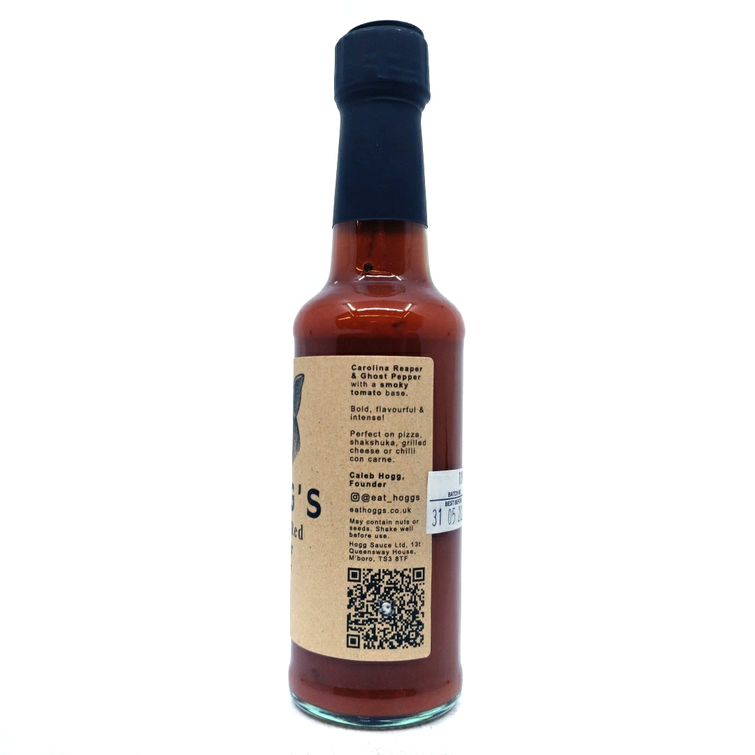 Hogg's Smokey Red Reaper Hot Sauce (145ml)-Hop Burns & Black