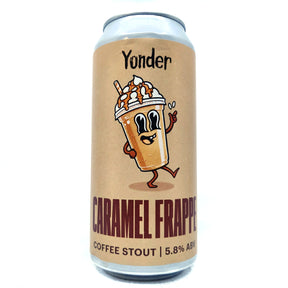 Yonder Caramel Frappe Pastry Stout 5.8% (440ml can)-Hop Burns & Black