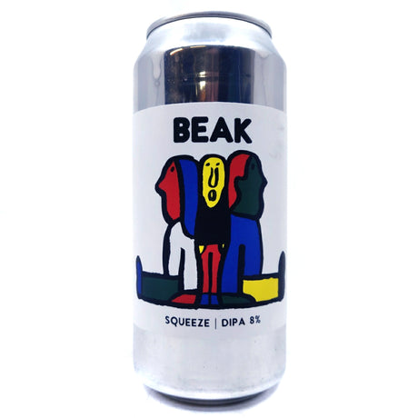 Beak Brewery Squeeze Double IPA 8% (440ml can)-Hop Burns & Black