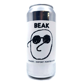 Beak Brewery Shades Porter 5.9% (440ml can)-Hop Burns & Black