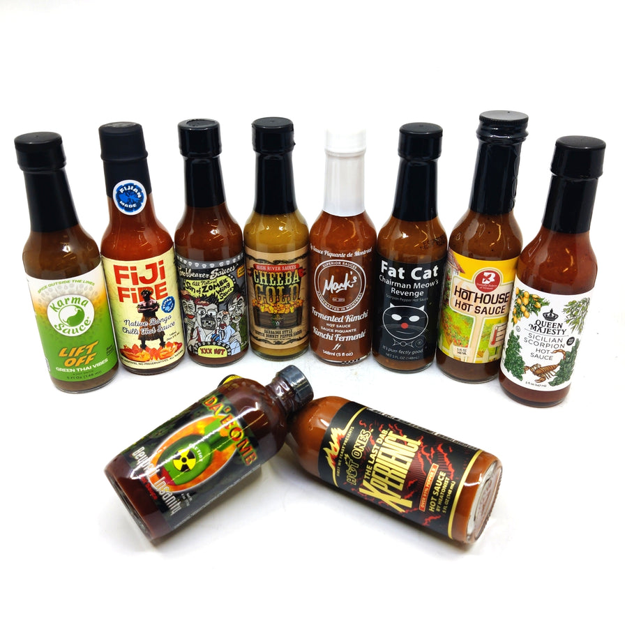 Hot Ones The Last Dab Mega Mix pack (10 sauces)-Hop Burns & Black